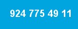 924 775 49 11